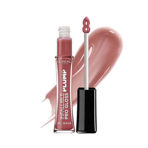 L'Oréal Other - Loreal Infallible Pro Gloss Plump Lip Gloss Radiant Mauve 604